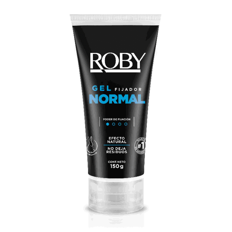 Roby gel fijador efecto natural
