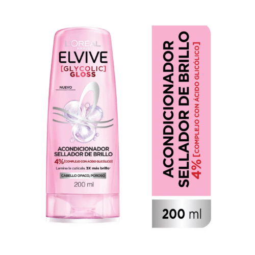 Imagen pegada (3) Elvive glycolic gloss sellador de brillo