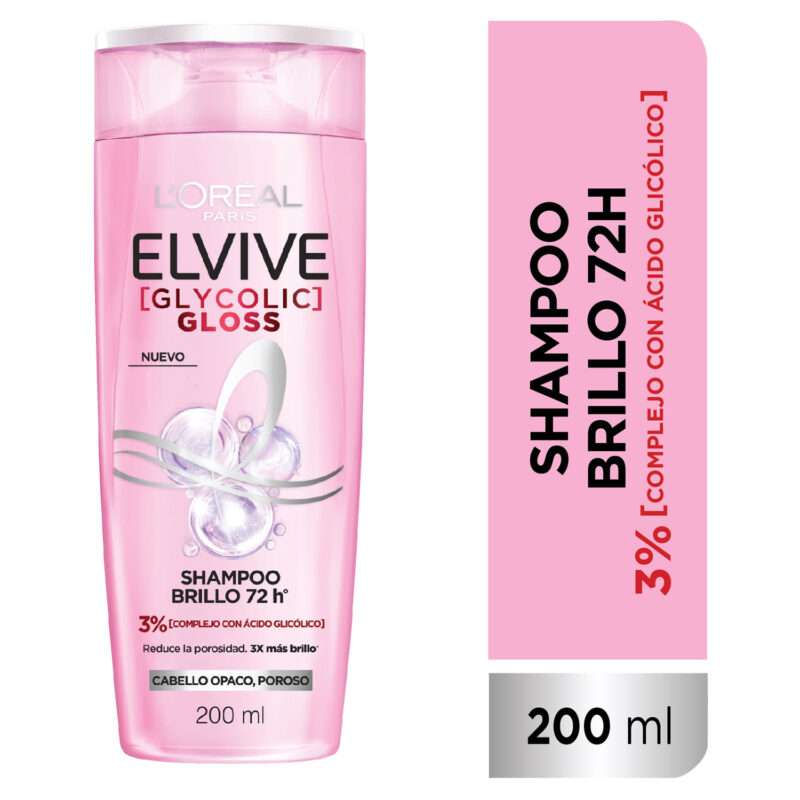 Elvive glycolic gloss brillo 72hs