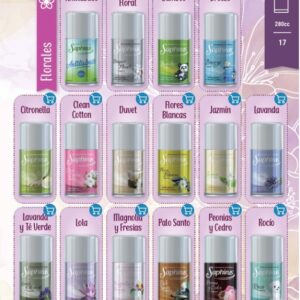 Saphirus aromatizante de ambiente variedad de fragancias