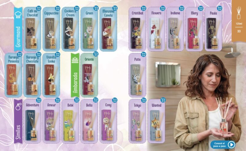 difusor aromatizante variedad de fragancias
