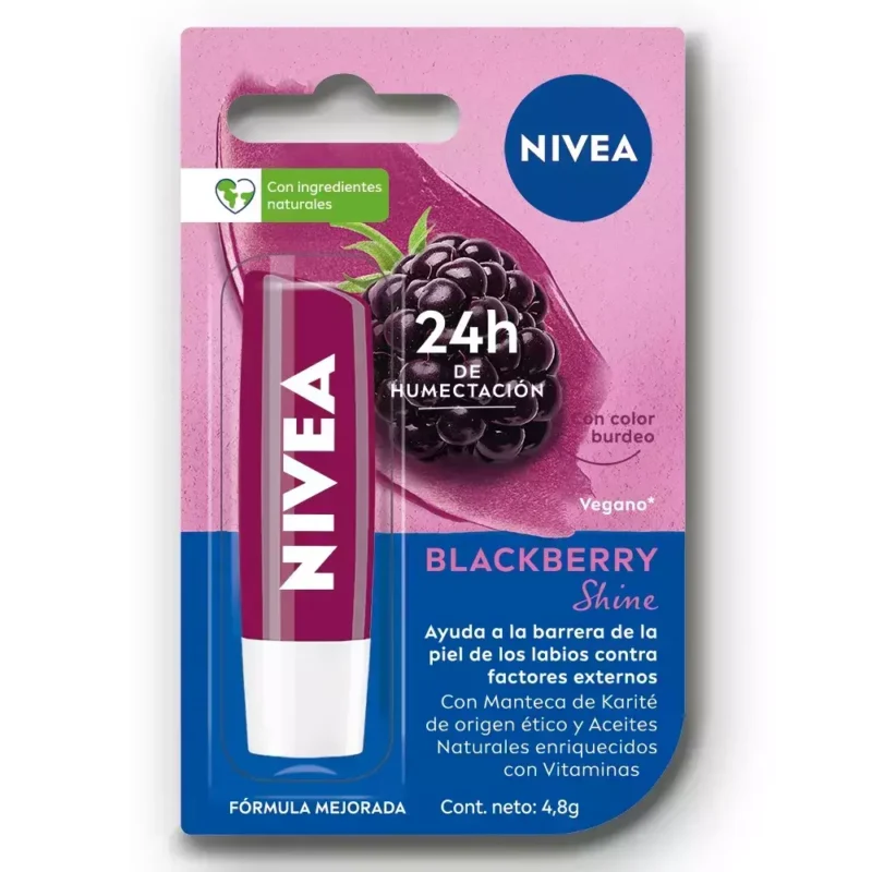 Nivea Protector Labial Blackberry Shine