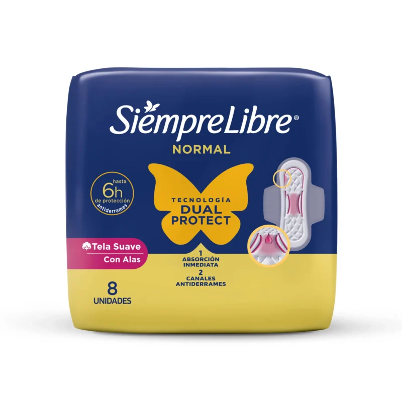 Siemprelibre Normal Suave Con Alas