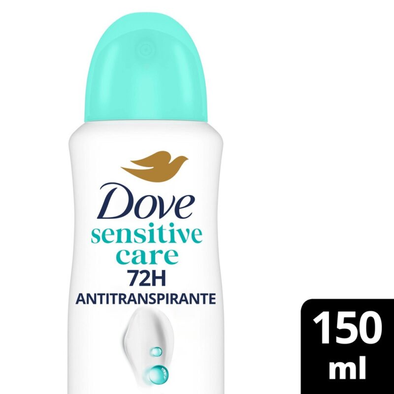 DOVE AEROSOL WOMEN SENSITIVE CARE Desodorante Dove Women en Aerosol x 150 ml: SENSITIVE CARE Sin Perfume