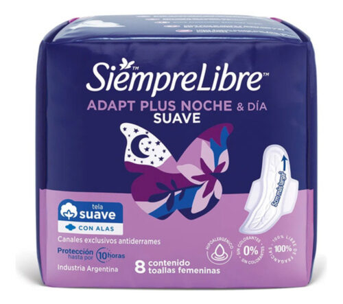 Siemprelibre Adapt Plus Noche & Dia Suave Con Alas