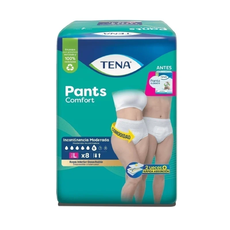 Tena Pants Comfort Incontinencia Moderada L