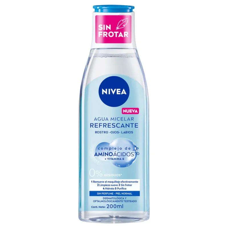 nivea refrescante x 200 ml Nivea Agua Micelar Refrescante X 200 ml