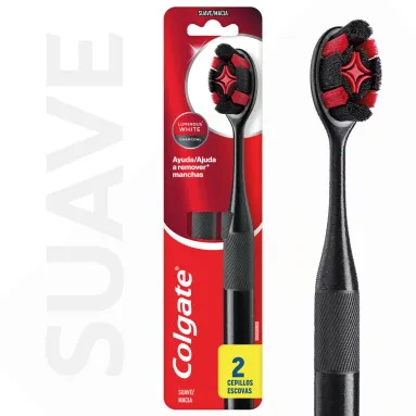 7509546695082_01 COLGATE DENT LUMINOUS WHITE CARBON SVE CEP x 2..