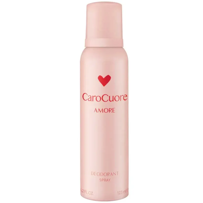 Caro Cuore Amore Desodorante Aerosol de 123 ml.