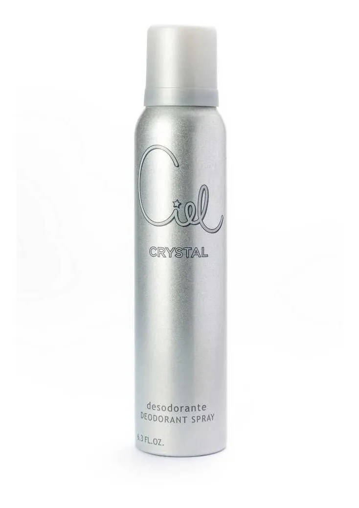 Ciel Crystal Desodorante Mujer en Aerosol x 123 ml.