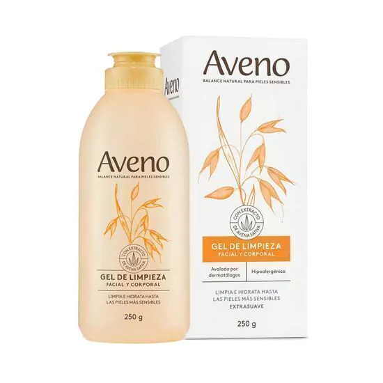 aveno 2 Gel de Limpieza Facial y Corporal Aveno de 250 g