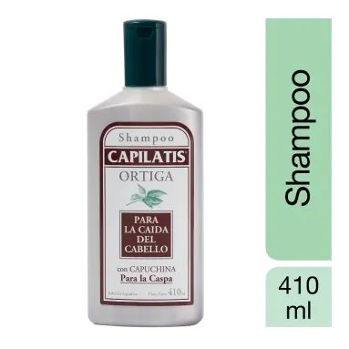 capilatis 3 Shampoo Capilatis Ortiga con Capuchina Anticaspa y Anticaída x 410 ml.
