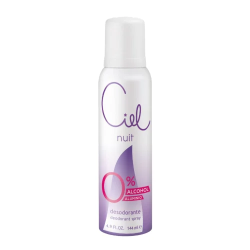 Ciel Nuit Desodorante en Aerosol 0% Alcohol x 144 ml.