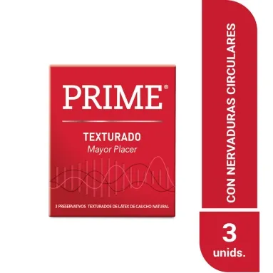 prime-texturado Preservativos Prime Texturado x 3 unidades.