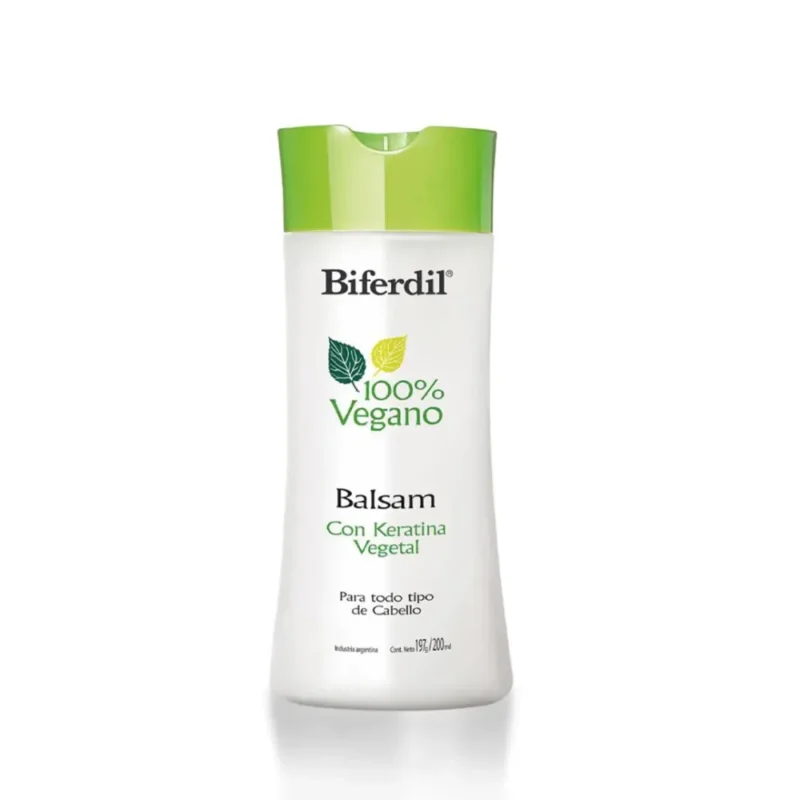 Bálsamo Biferdil 100% Vegano con Keratina Vegetal x 200 ml