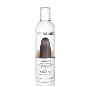 Bálsamo / Acondicionador Biferdil con Keratina para Cabellos Alisados x 295 ml.