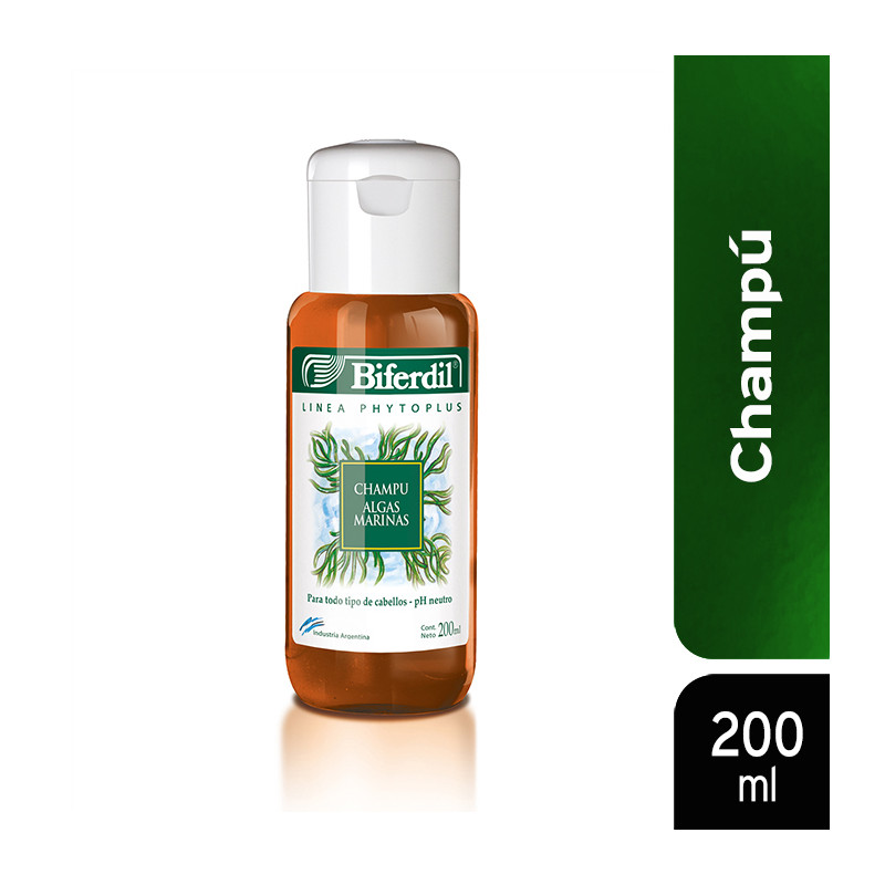 Shampoo Biferdil Algas Marinas Ph Neutro x 200 ml
