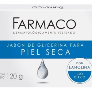 Jabón de Glicerina para Piel Seca Farmaco x 120 g
