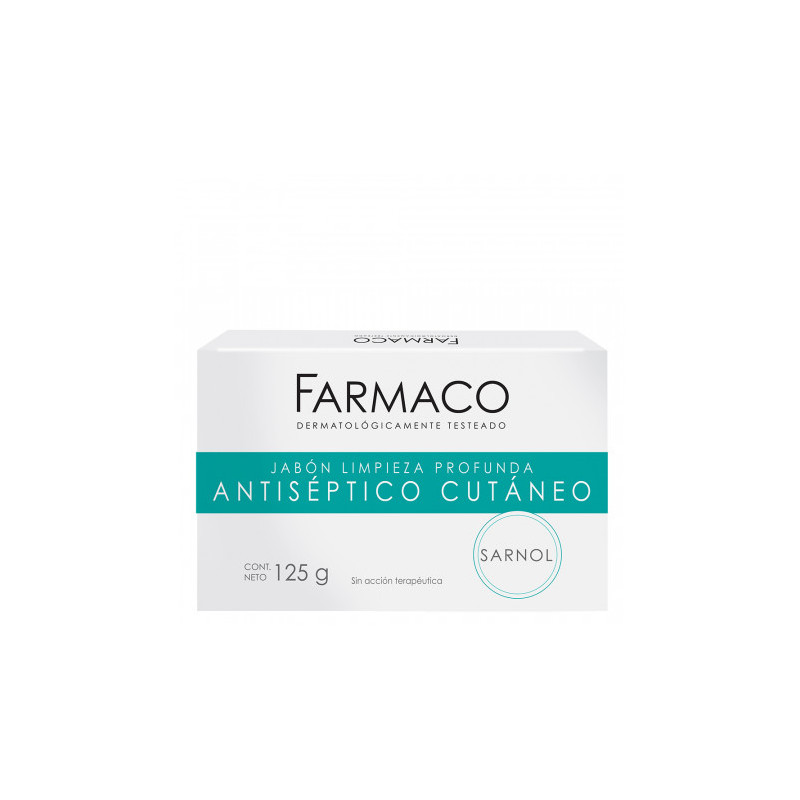 Jabón Terapéutico Fármaco Sarnol Antiséptico Cutáneo x 125 g