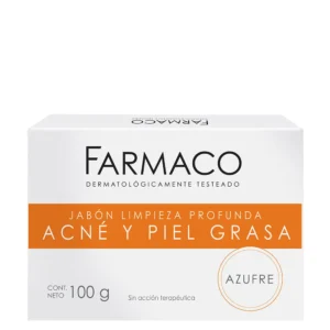 Jabón en Barra de Azufre Fármaco x 100 g