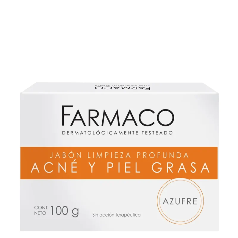 Jabón en Barra de Azufre Fármaco x 100 g