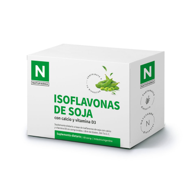 ntf ids Natufarma Isoflavonas de Soja con Calcio y Vitamina D3 x 60 Comprimidos