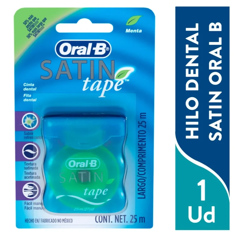 Cinta Dental Oral-B Satin Tape Sabor Menta