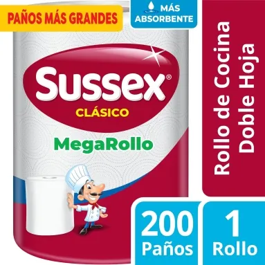 Rollo de Cocina Sussex Clásico Megarrollo Más Alto (200 paños)